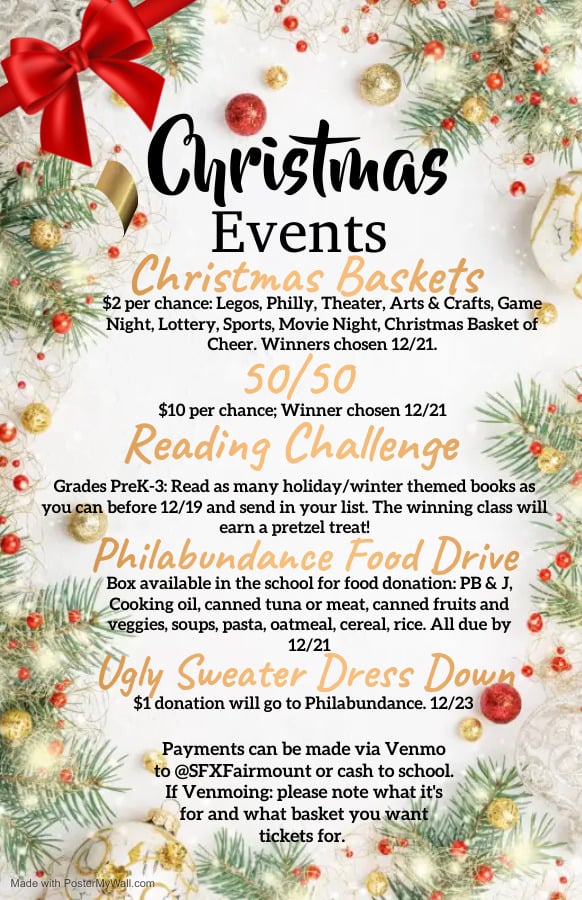 SFX Christmas Fun St. Francis Xavier School Philadelphia, PA